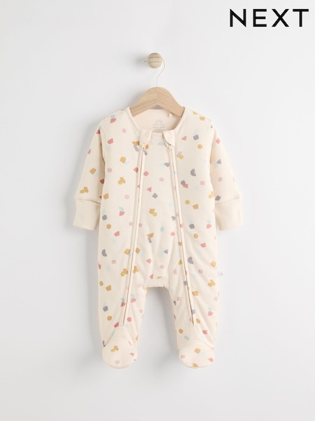 Multi 2.5 Tog Wadded Zip Sleepsuit (N74896) | £9 - £10