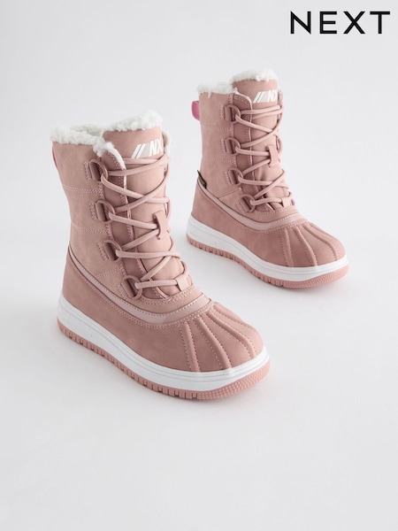 Pink Waterproof Thinsulate Lined Snowboots (N74945) | £45 - £52
