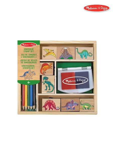 Melissa & Doug Natural Dinosaur Stamp Set (N75021) | £14
