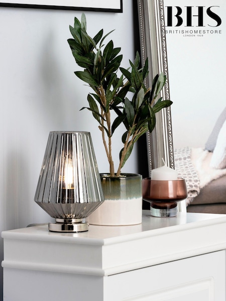 BHS Smoke Poplar Vessel Table Lamp (N75161) | £30