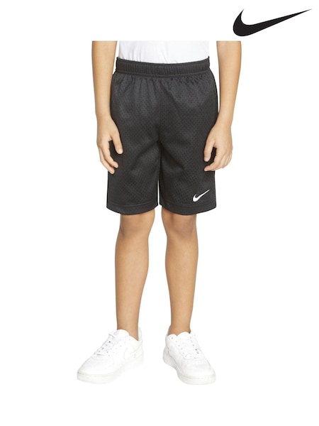 Nike Black Little Kids Mesh Shorts (N75750) | £18