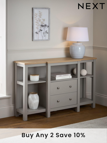 Grey Malvern Console Table (N76783) | £299