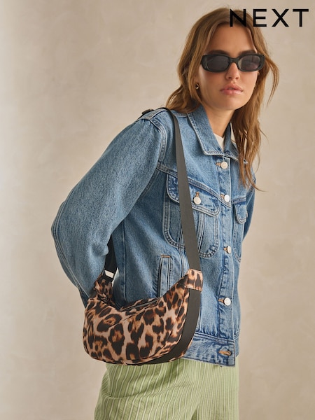Leopard Sling Cross-Body Bag (N77257) | £20