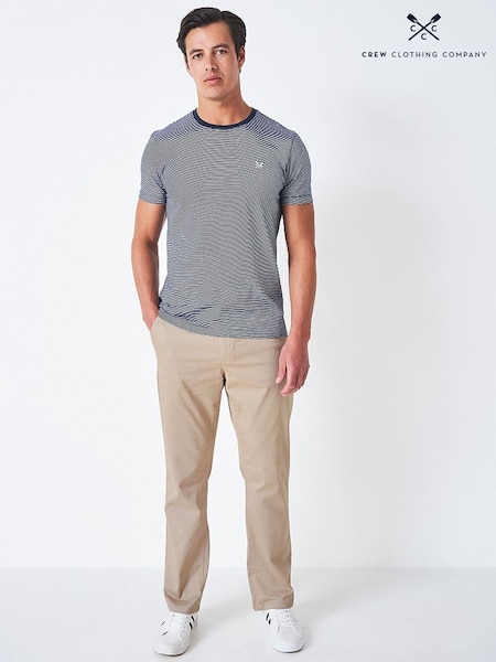 Crew Clothing Natural Cream Straight Chinos (N77305) | £65