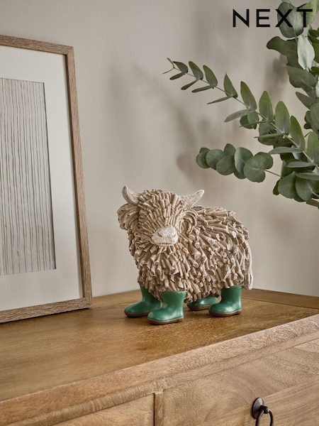 Natural Hamish in Boots Ornament (N77501) | £30