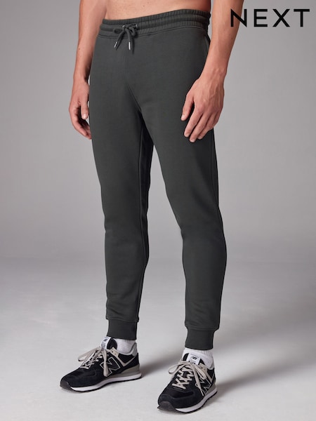 Slate Grey Slim Fit Cotton Rich Jersey Joggers (N78295) | £28