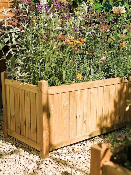 Rowlinson Natural Rectangular Garden Planter (N78668) | £130