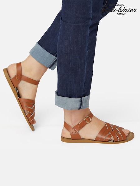 Salt-Water Sandals Red Retro Strappy Sandals (N78736) | £75