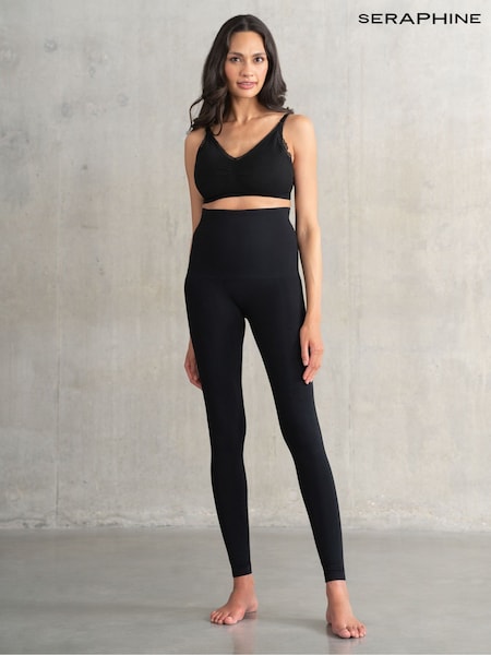Seraphine Seamless Post-Maternity Black Leggings (N78764) | £35