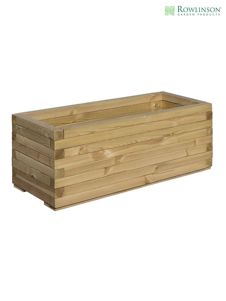 Rowlinson Natural Rectangular Patio Garden Planter (N78827) | £140
