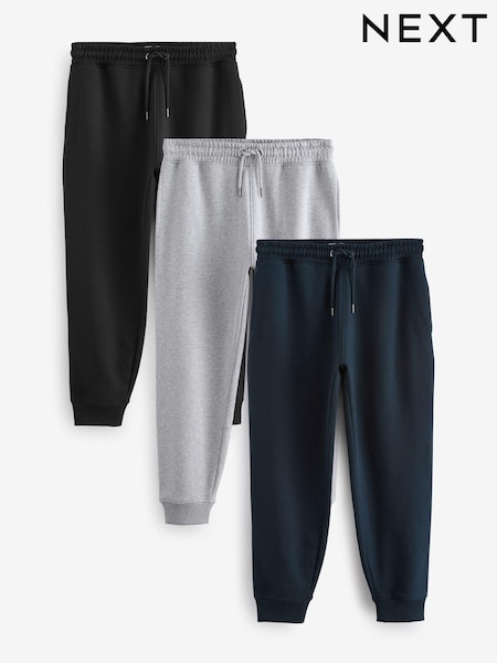 Multi Slim Fit Cotton Rich Jersey Joggers 3 Pack (N78935) | £78