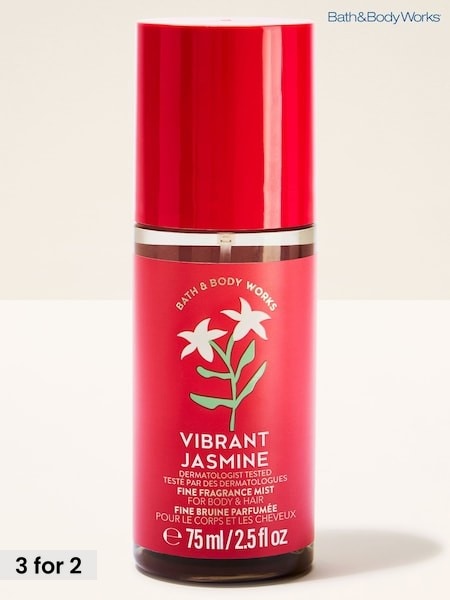 Vibrant Jasmine - Bath & Body Works Travel Size Fine Fragrance Mist 75ml