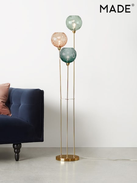 MADE.COM Blue/Pink Ilaria Floor Lamp (N79510) | £249