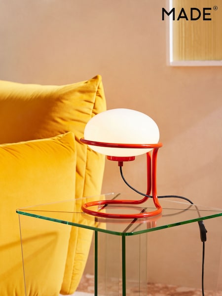 MADE.COM Red Piper Table Lamp (N94718) | £59