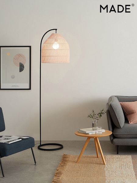 MADE.COM Natural Java Floor Lamp (N94733) | £179