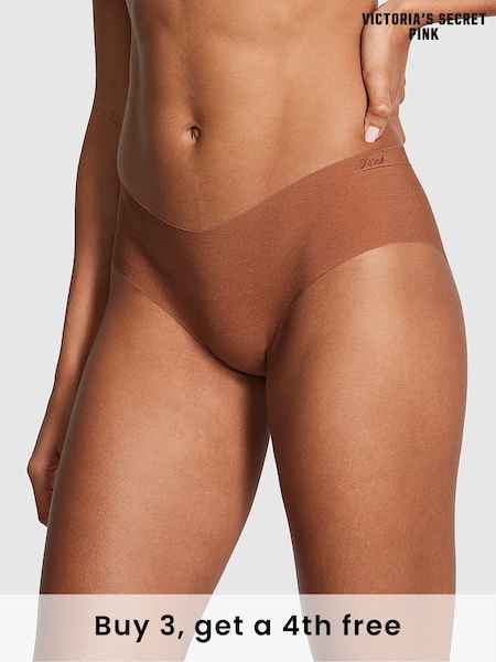 Victoria's Secret PINK Nude Caramel Hipster No Show Knickers (N94996) | £9