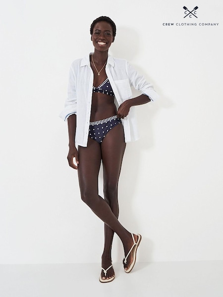 Crew Clothing Blue Polka Dot Bikini Pants (N95676) | £29