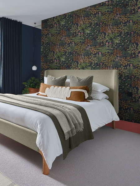 Graham & Brown Navy Jardin Botanico 10M Wallpaper (N95703) | £95