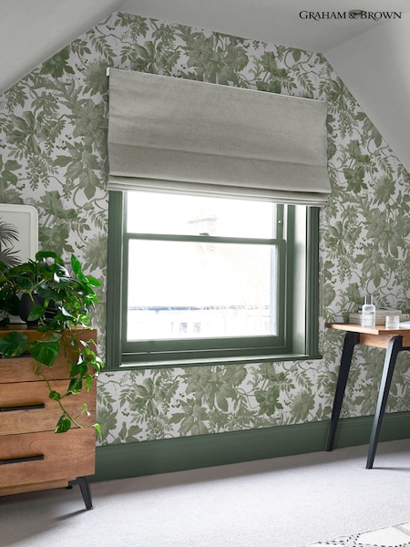 Graham & Brown Sage Enzia 10M Wallpaper (N95710) | £95