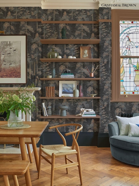 Graham & Brown Bark Norse Forrest 10M Wallpaper (N95785) | £95