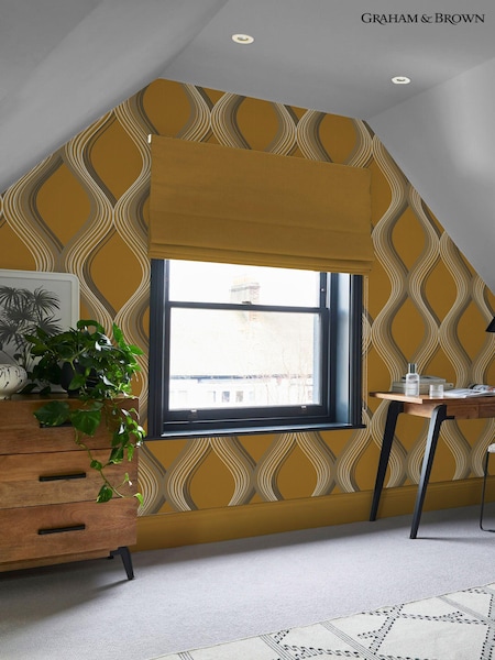 Graham & Brown Yellow Euphoria 10M Wallpaper (N95793) | £95