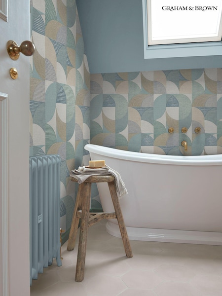 Graham & Brown Calm Stitch Craze 10M Wallpaper (N95799) | £85