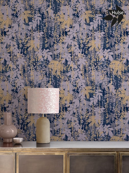 Clarissa Hulse French Navy Canopy 10M Wallpaper (N95809) | £80