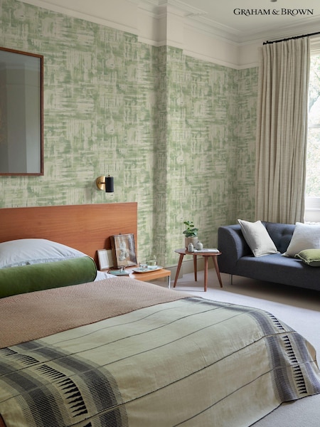 Graham & Brown Green Reecho 10M Wallpaper (N95811) | £85