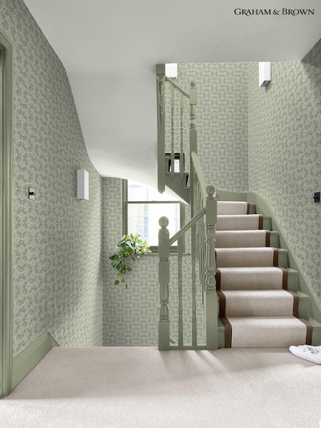 Graham & Brown Sage Hopwood Cottage 10M Wallpaper (N95831) | £85