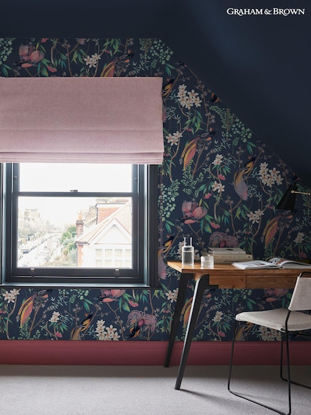 Graham & Brown Night Clavering Birds 10M Wallpaper (N95835) | £95