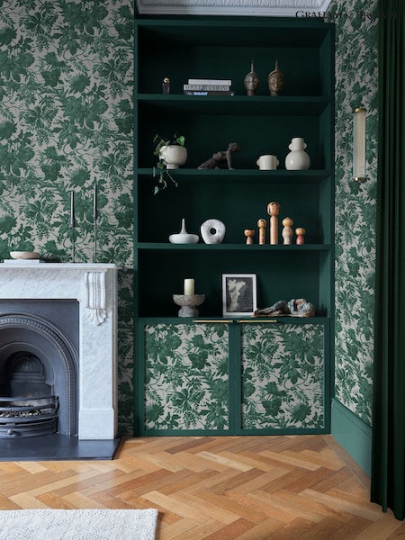 Graham & Brown Green Enzia 10M Wallpaper (N95838) | £95