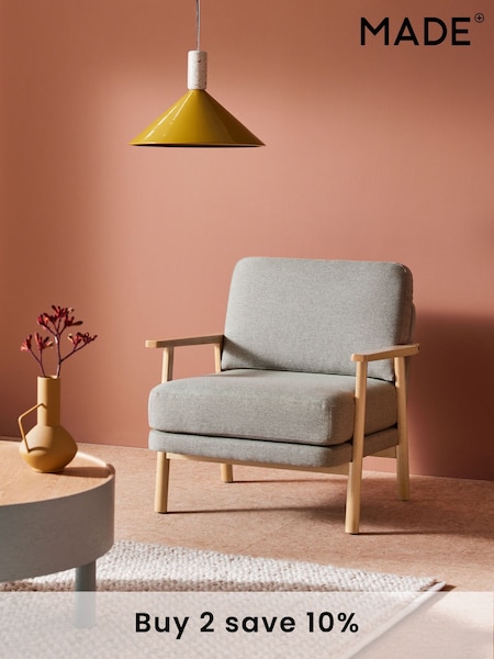 MADE.COM Mountain Grey Lars Accent Chair (N96340) | £375