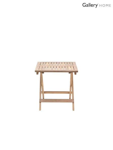 Gallery Home Natural Helmville Garden Side Table (N96603) | £65