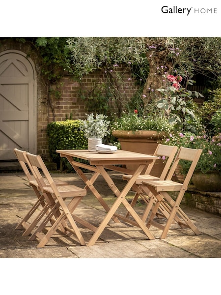 Gallery Home Natural Fairfield Garden Dining Set (N96616) | £315