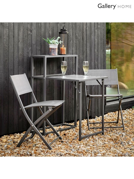 Gallery Home Grey Arlee Garden Balcony Set (N96618) | £185