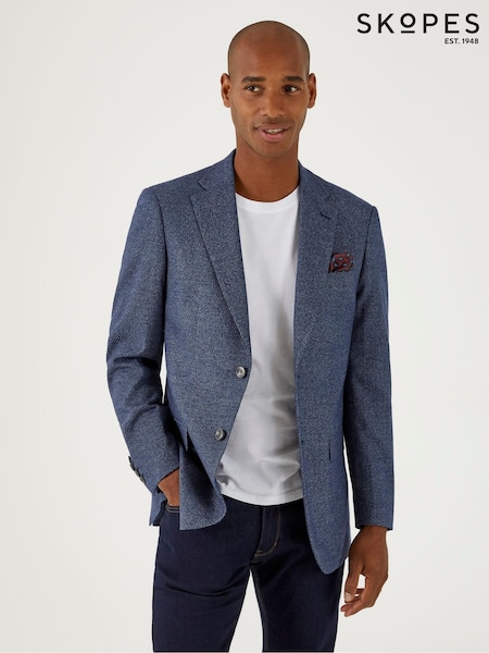 Skopes Blue Tailored Fit Cole Jacket (N96646) | £119