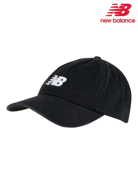New Balance Black 6-panel Classic 100% Cotton Hat (N96734) | £20