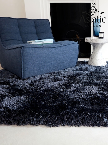 Asiatic Rugs Navy Plush Rug (N97062) | £199 - £1,209