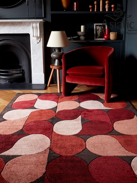Asiatic Rugs Red Romy Jive Rug (N97080) | £209 - £579