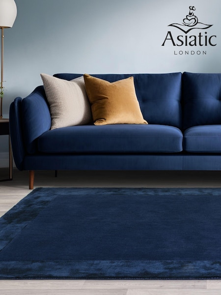 Asiatic Rugs Navy Ascot Rug (N97107) | £149 - £719