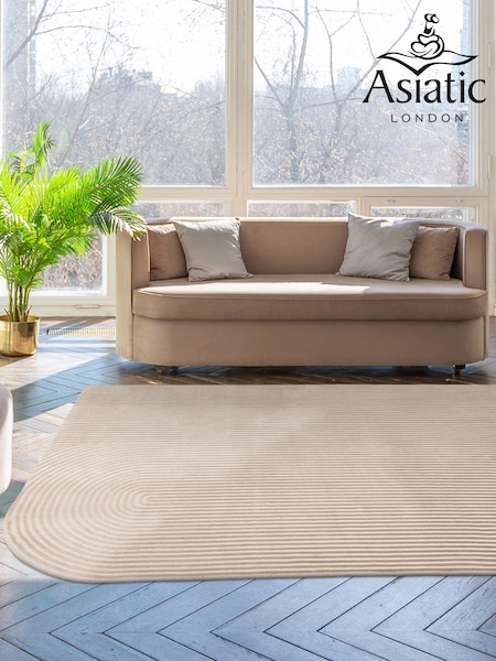 Asiatic Rugs Gold Cream Kuza Shape Rug (N97108) | £139 - £399