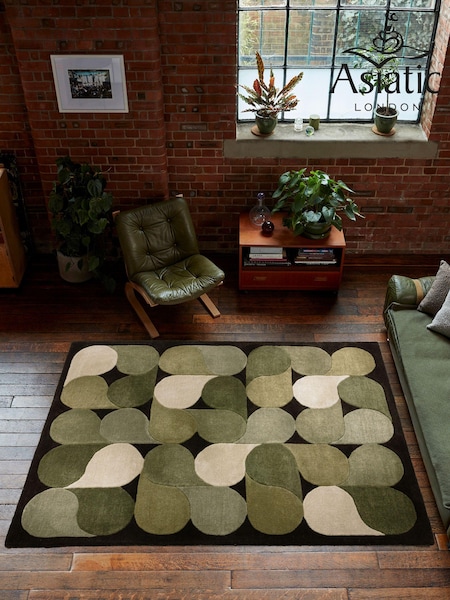 Asiatic Rugs Green Romy Jive Rug (N97110) | £209 - £579