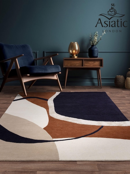 Asiatic Rugs Rust Matrix Signature Rug (N97113) | £299 - £889