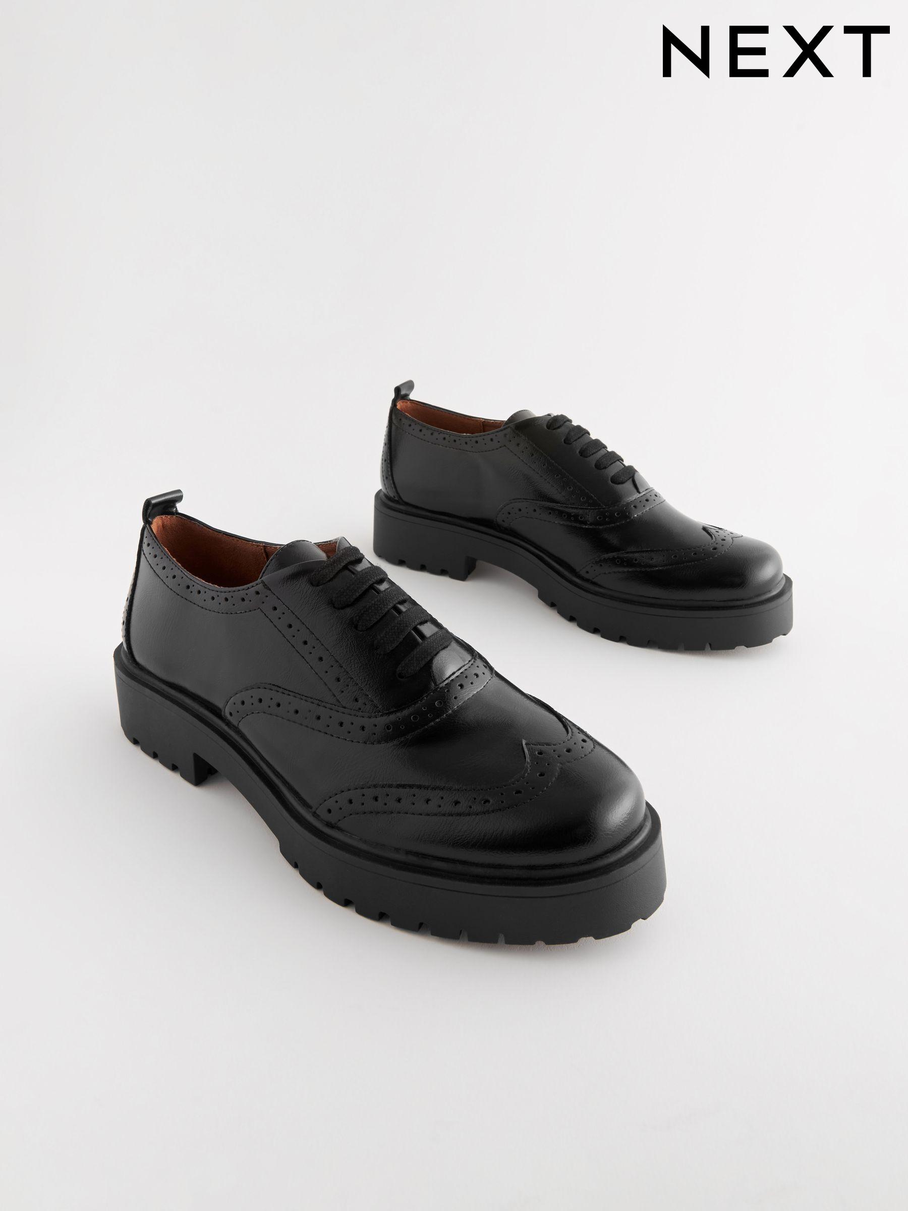 Women s Black Brogues Next UK