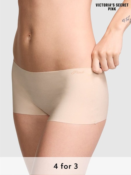 Victoria's Secret PINK Nude Marzipan Short Knickers (N97496) | £9