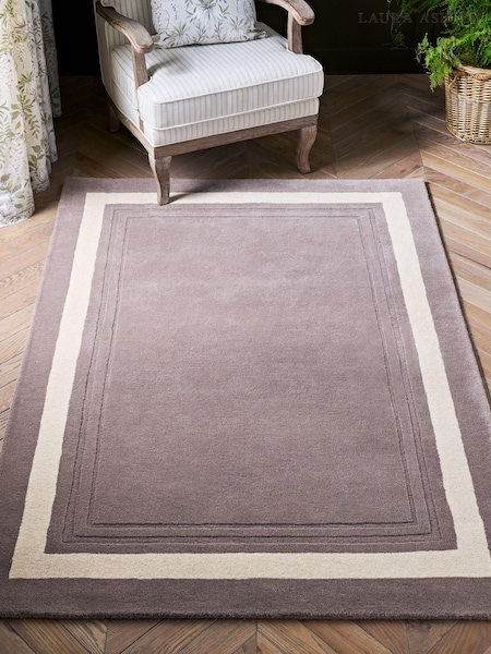 Laura Ashley Dove Grey Lewes Rug (N97654) | £90 - £370