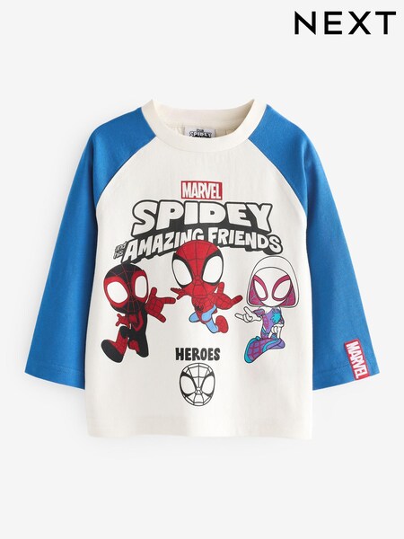 White Spider-Man 100% Cotton T-Shirt (3mths-8yrs) (N97847) | £4.50 - £5.50