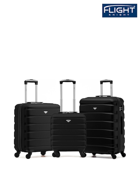 Flight Knight Gold Large Check in Case EasyJet Carry On Suitcases Set Of Two (Underseat & Overhead Bag Sizes) (N97865) | £150