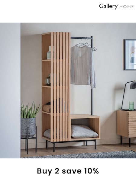 Gallery Home Oak Okayama Open Wardrobe (N97875) | £857