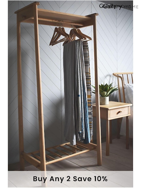 Gallery Home Oak Wycombe Open Wardrobe (N97915) | £571
